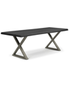 URBIA URBIA BROOKS 92IN X BASE DINING TABLE
