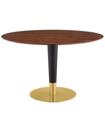 Modway Zinque 47in Dining Table In Gold