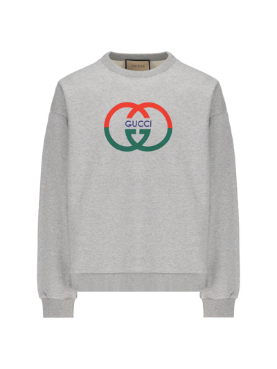 Gucci Interlocking G Sweatshirt In Grey