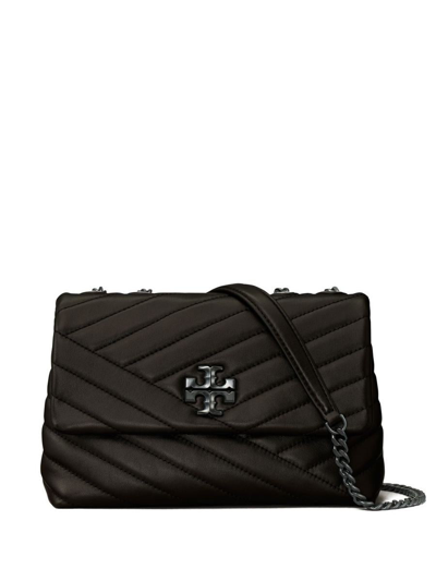 Tory Burch Kira Small Leather Shoulder Bag In Black