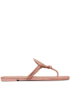 TORY BURCH TORY BURCH MILLER LEATHER THONG SANDALS