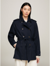 TOMMY HILFIGER SHORT COTTON TRENCH COAT