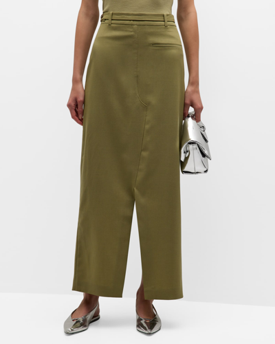 Rohe Women Reimagined Tailored Maxi Skirt In Sage