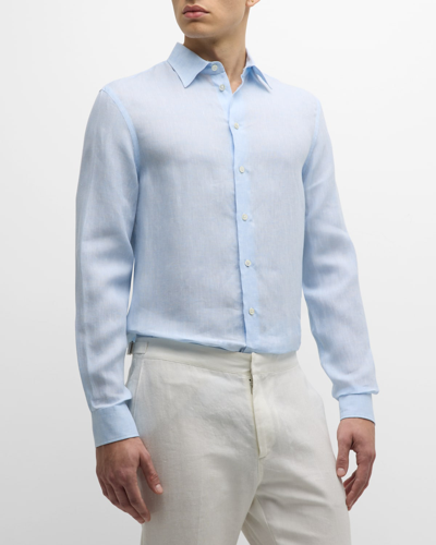 Emporio Armani Shirt In Blue