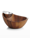 Nambe Harmony 12" 2 Piece Chip And Dip