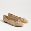 Sam Edelman May Ballet Flat Dark Natural In Beige