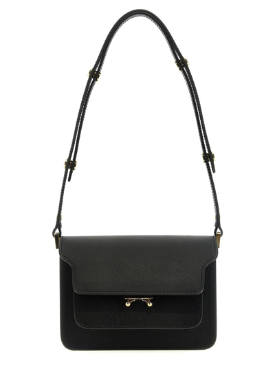 Marni Trunk - Mini Bag In Calfskin In Black