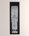 Allegri Crystal By Kalco Lighting Tenuta Led Outdoor Sconce, 30" In Matte Black