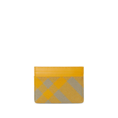 Burberry Small Leather Goods In Neutrals/yellow