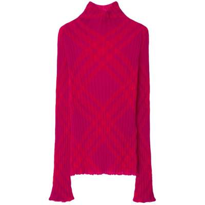 Burberry Pink Knit Sweater