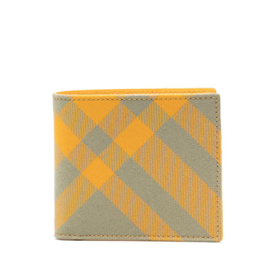 Burberry Wallets In Neutrals/yellow