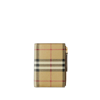 Burberry Leather Purses And Cardholders With Zip Pocket In Neutrals
