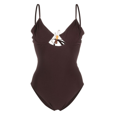 Christopher Esber Bodysuits In Brown