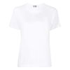 Comme Des Garçons Play Logo Patch Crewneck T-shirt In White