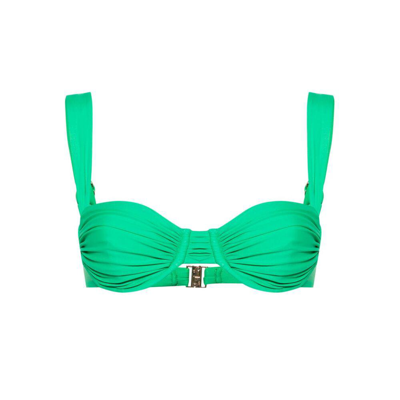 Faithfull The Brand Sol Bikini Top In Verde