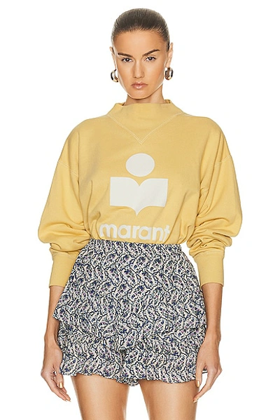 Isabel Marant Étoile Moby Sweatshirt In Sunlight & Ecru