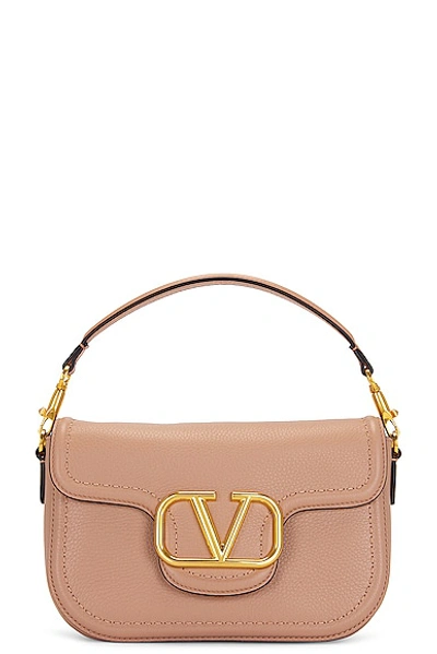 Valentino Garavani Loco Shoulder Bag In Rose Cannelle