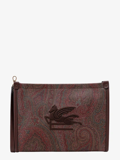 Etro Clutch In Marrón