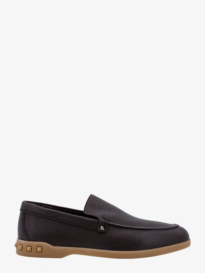 Valentino Garavani Slip-on Leisure Flows In Brown