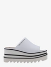 Stella Mccartney Sneak Elyse Clogs With Plateau In White
