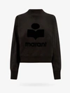 Isabel Marant Étoile Slate Cotton Moby Sweatshirt In Black