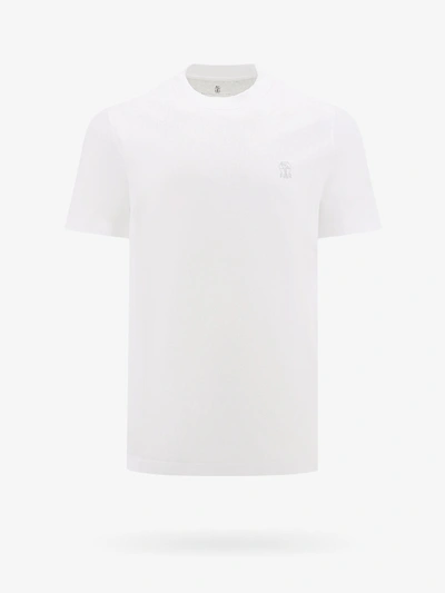 Brunello Cucinelli T-shirt In White