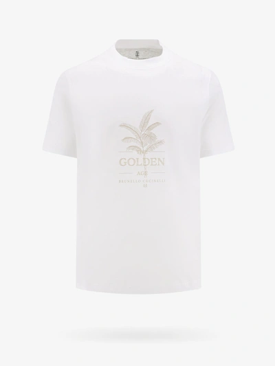 Brunello Cucinelli T-shirts In White