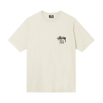 Pre-owned Stussy Built Tough Tee 'putty' In Cream