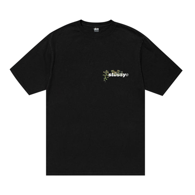 Pre-owned Stussy Bokay Pigment Dyed Tee 'black'