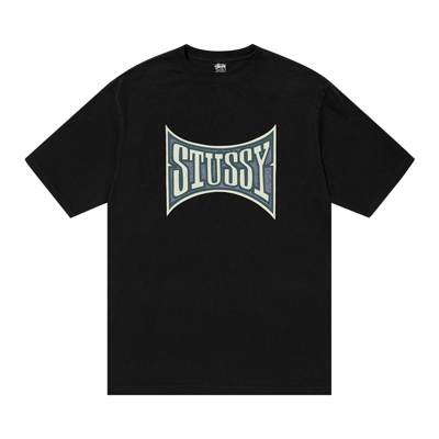 Pre-owned Stussy Champion Pigment Dyed Tee 'black'