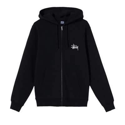 Pre-owned Stussy Basic Zip Hood 'black'