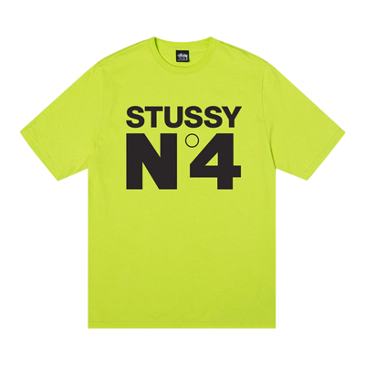 Pre-owned Stussy No.4 Tee 'keylime' In Green