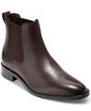 COLE HAAN MEN'S HAWTHORNE LEATHER PULL-ON CHELSEA BOOTS