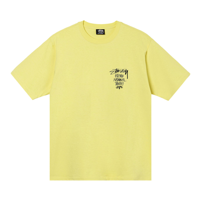 Pre-owned Stussy Tribe Stack Tee 'yellow'