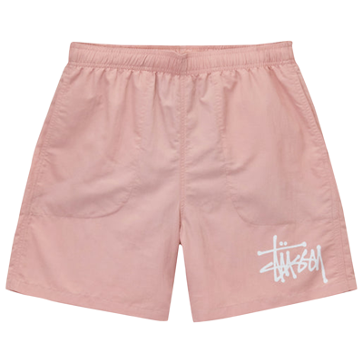 Pre-owned Stussy Big Basic Water Short 'pink'