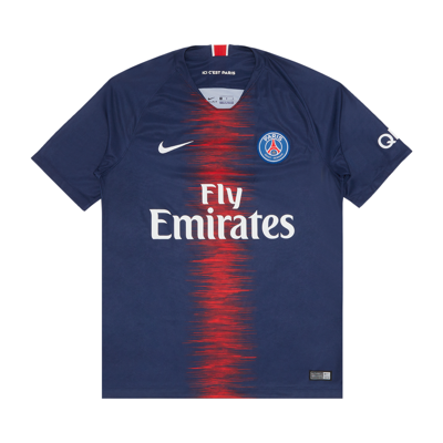 Pre-owned Paris Saint-germain Mbappé #7 Home Jersey 'navy' In Blue