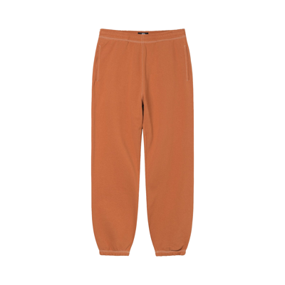 Pre-owned Stussy Contrast Stitch Label Pant 'ochre' In Yellow
