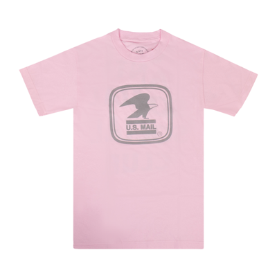Pre-owned Anti Social Social Club X Usps Work T-shirt 'pink'
