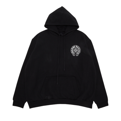 Pre-owned Chrome Hearts Malibu Exclusive Horseshoe Hoodie 'black'