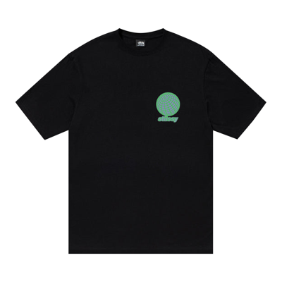 Pre-owned Stussy 8 Ball Grid Tee 'black'