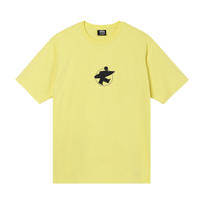 Pre-owned Stussy Surf Stock Tee 'yellow'