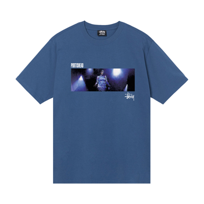 Pre-owned Stussy Dummy Tee 'midnight' In Blue