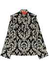 La Doublej Ascot Shirt Ghirlanda In Black