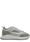 Cleens Essential Runner Panelled Suede Sneakers In Grey