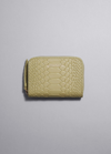 OTHER STORIES SNAKE EMBOSSED LEATHER WALLET