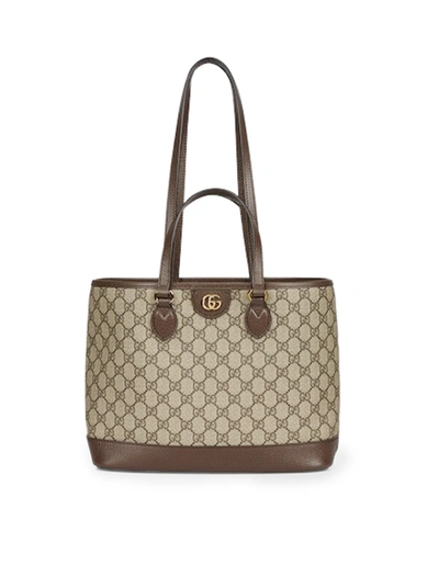 Gucci Ophidia Gg Mini Tote Bag In Nude & Neutrals