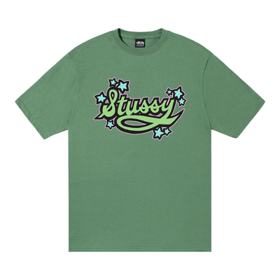 Pre-owned Stussy Star Script Tee 'black'