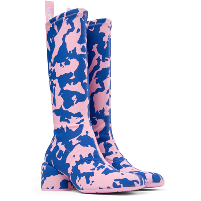 Camper Boots For Women In Pink,blue