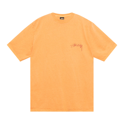 Pre-owned Stussy X Our Legacy Dot Pigment Dyed Tee 'apricot' In Orange