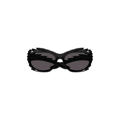 Pre-owned Balenciaga Spike Rectangle Sunglasses 'black'